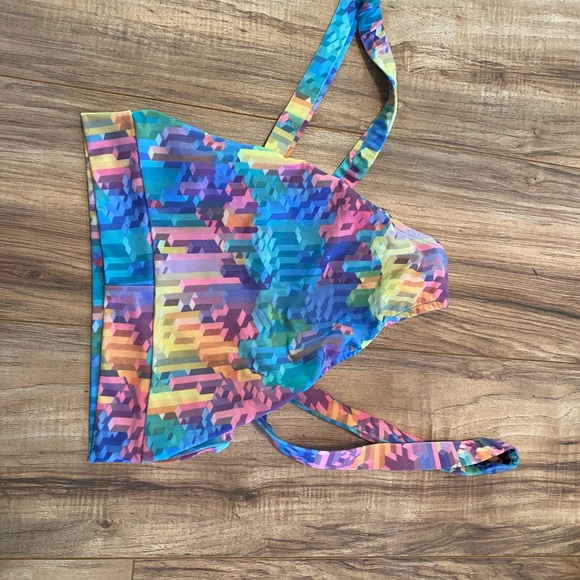 Colorful Rave Booty Shorts - Picture 2 of 2